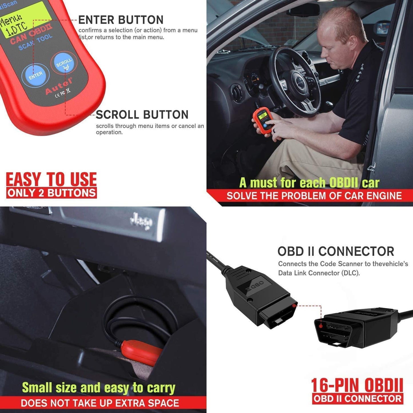 Autel MaxiScan MS300 OBD2 Scanner Code Reader Tool