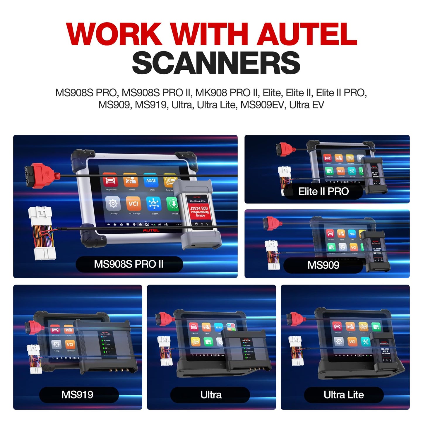 Autel TESKIT3Y Tesla Model 3 & Y Diagnostic Cable Adapter 2025