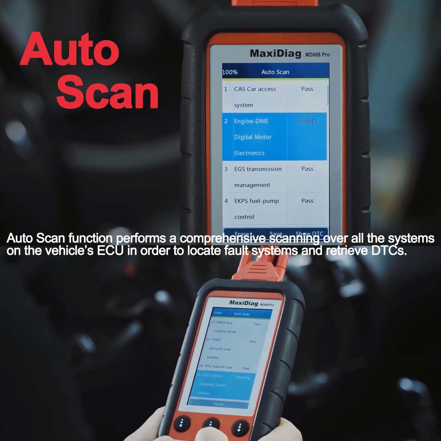 Autel MaxiDIAG MD808 Pro – All System OBD2 Scanner & Reset Tool