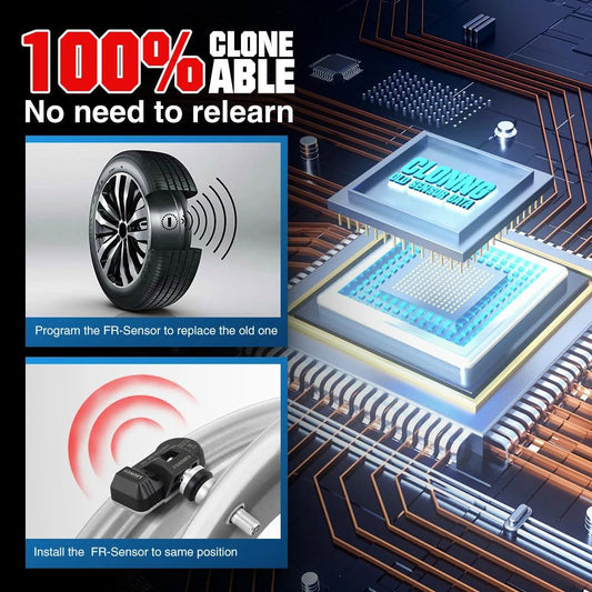 Launch X-431 i-TPMS TPMS Tool + 4 RF Sensors 315/433MHz