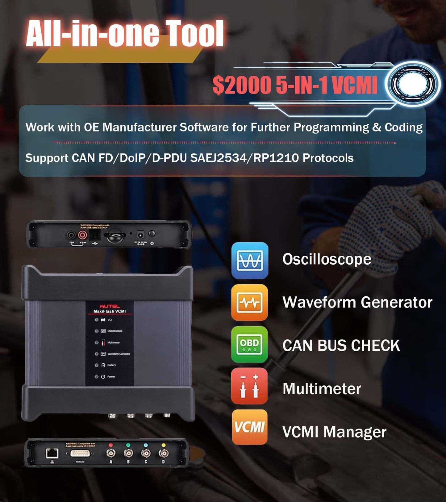 Autel MaxiSys Ultra Pro 2025 Scanner – ECU Programming & 40+ Services