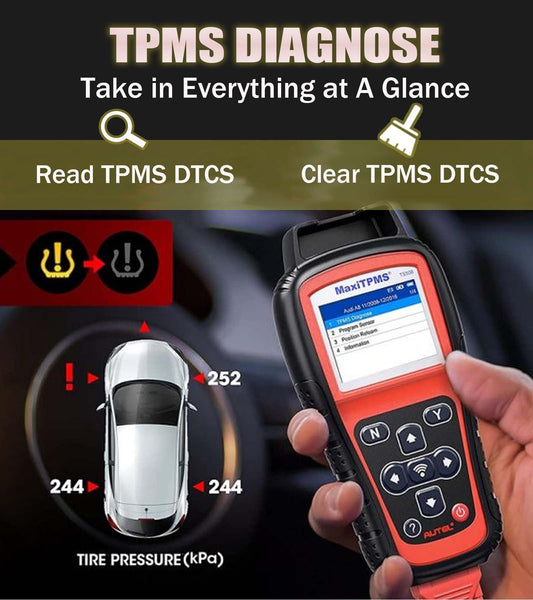 Autel MaxiTPMS TS508WF TPMS Tool – WiFi, MX Sensor Programming, OBD Relearn