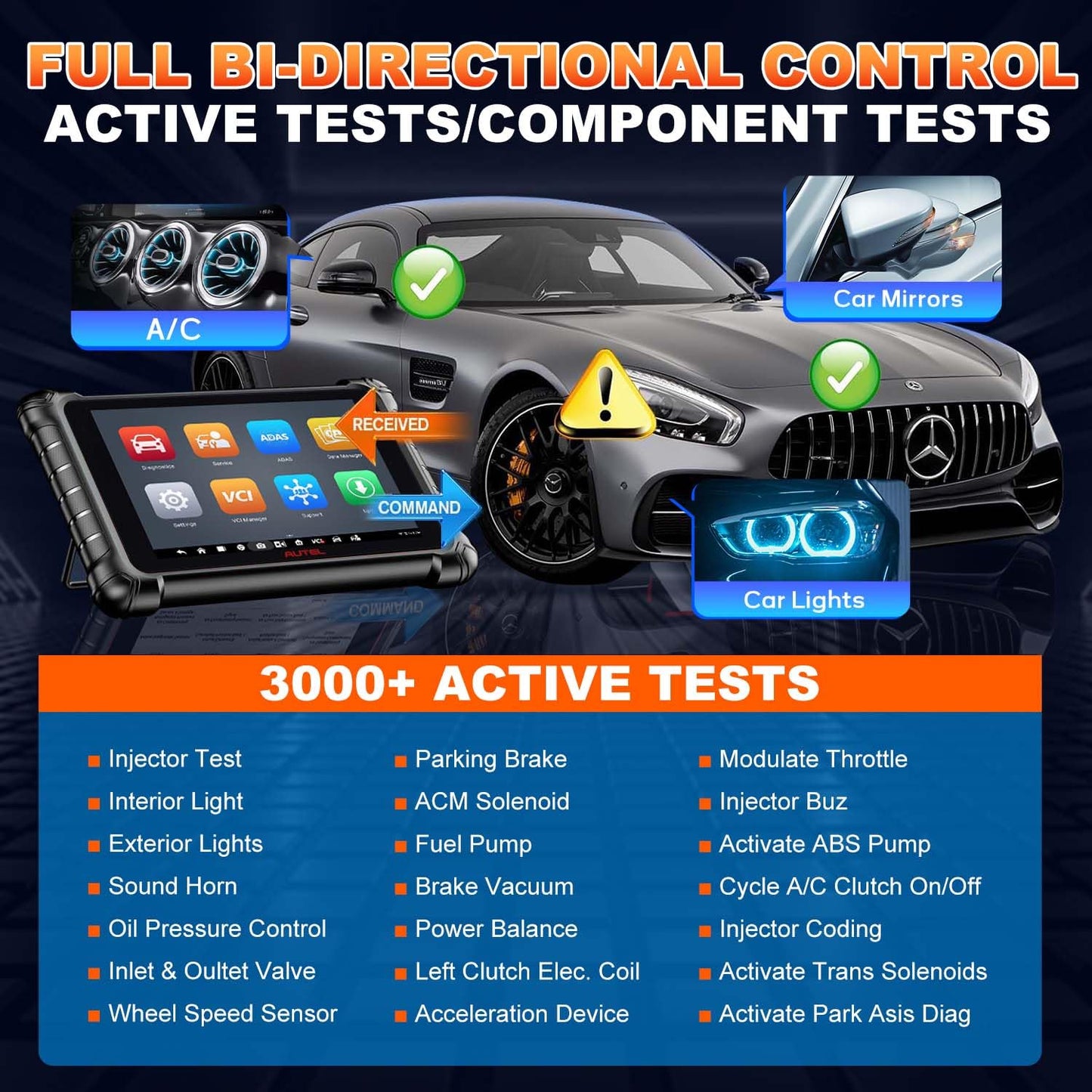 Autel MaxiSys MS906MAX Scanner – ECU Coding, 3000+ Tests, 2025