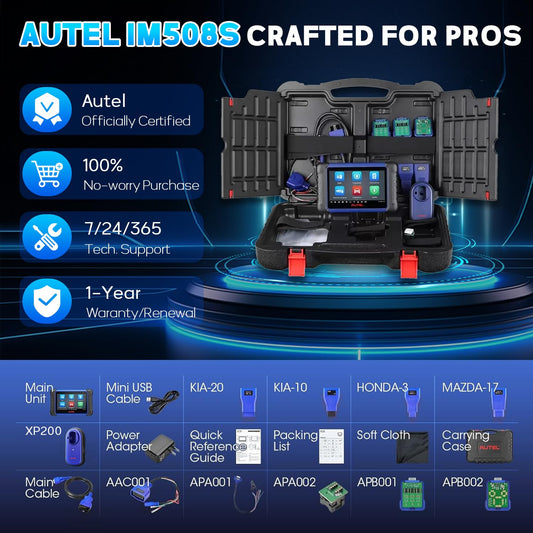 Autel IM508S Scanner with XP200 – Key Programmer & Full Diagnostics