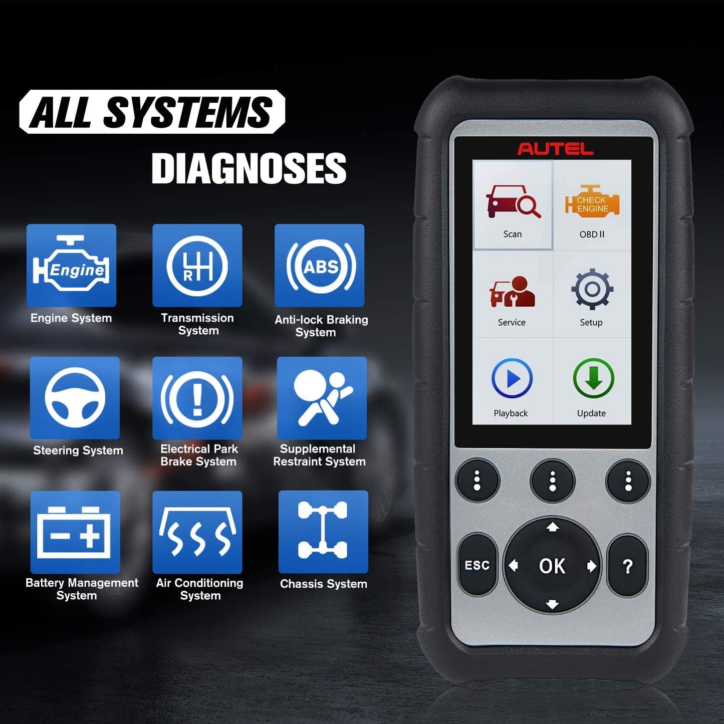 Autel MaxiDiag MD806 PRO OBD2 Full Systems Diagnostic Scanner