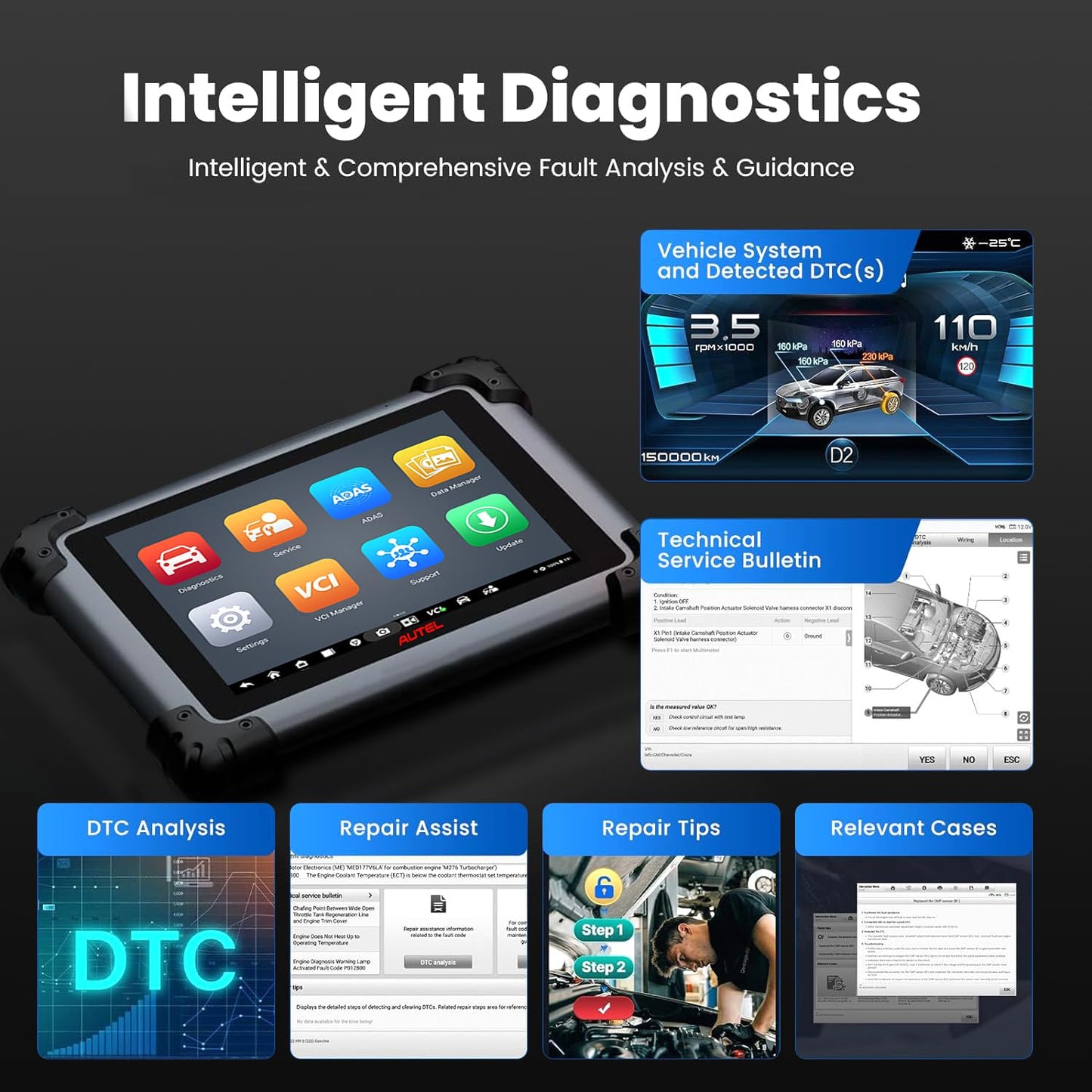 Autel MaxiSYS Elite II Pro with MV108S – ECU Coding & Intelligent Diagnosis