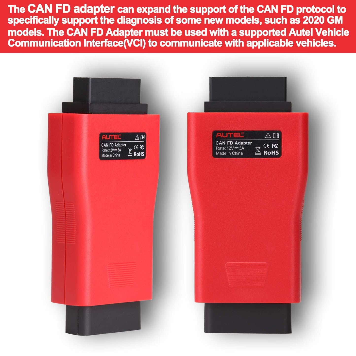 Autel CAN FD Adapter for GM 2020+ & Ford – Compatible with MaxiFlash & Maxisys