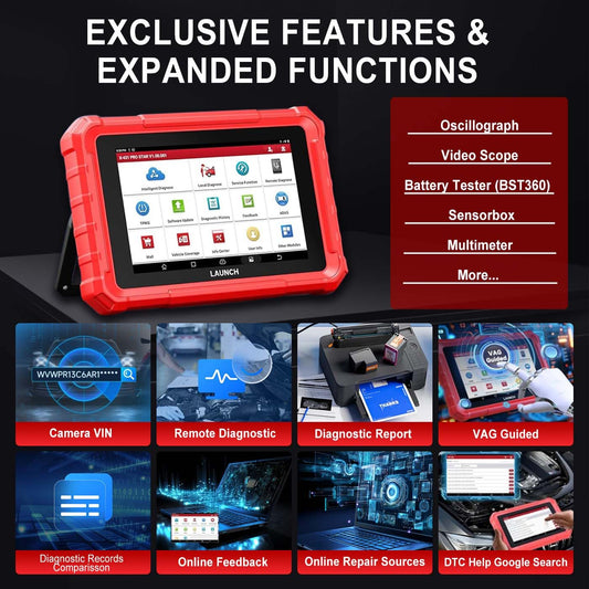 Launch X431 PRO Star – Advanced OBD2 Scanner with ECU Coding
