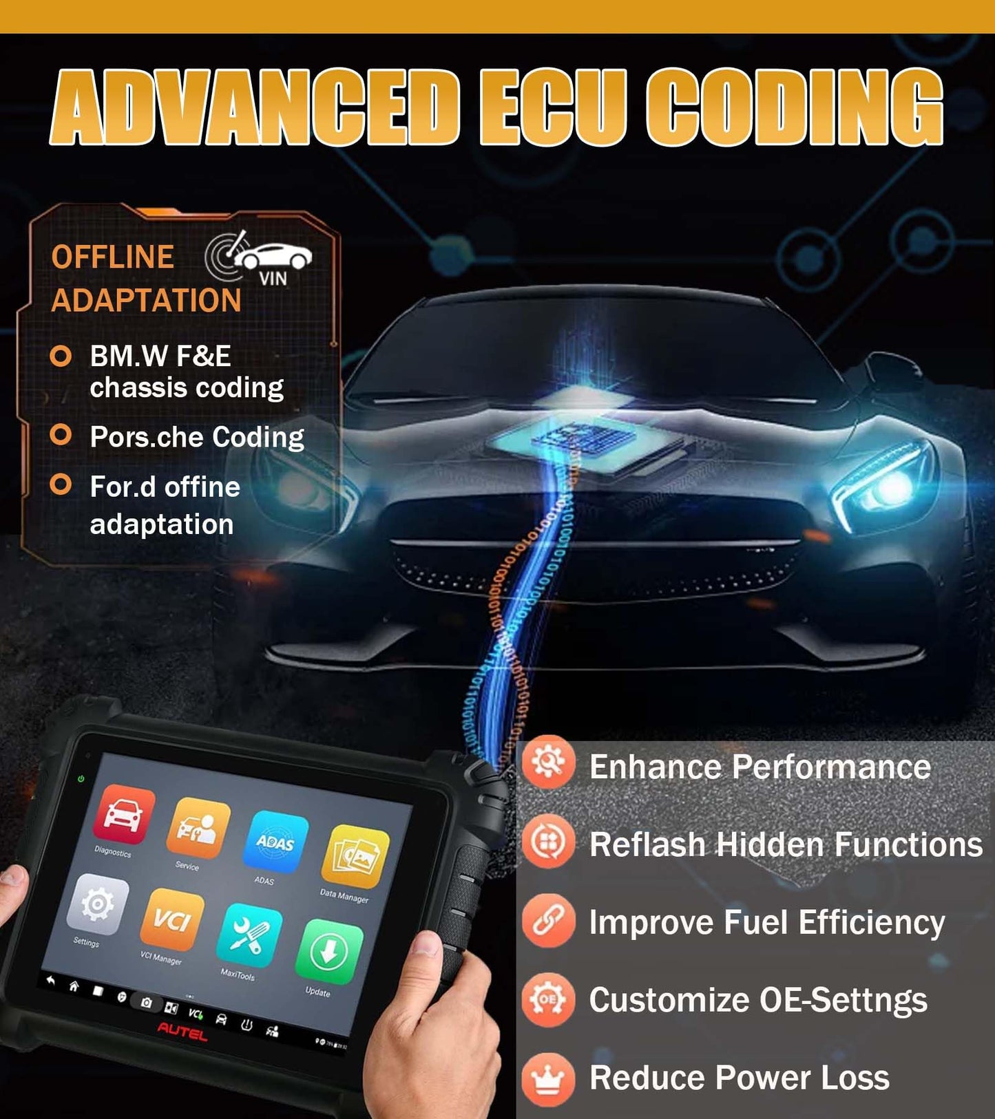 Autel MaxiSys MS906Pro Scan Tool – Advanced ECU Coding & Full Diagnostics