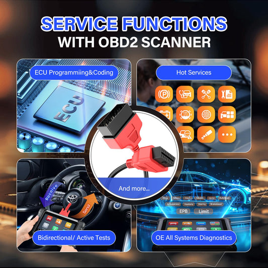 Autel 22-Pin OBD1 to 16-Pin OBD2 Adapter Cable for Toyota