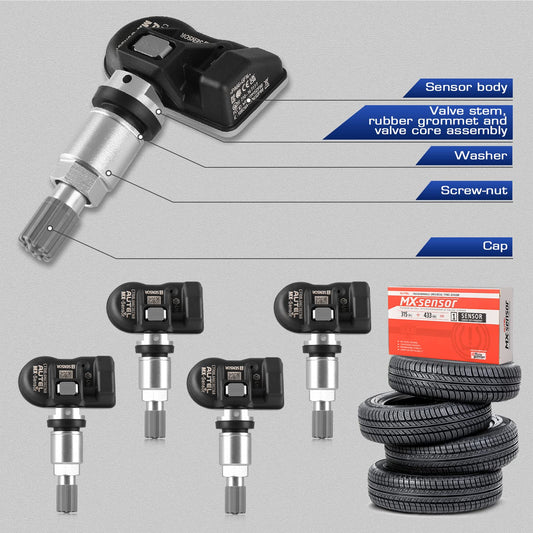 Autel MX-Sensor 4PCS TPMS 315MHz/433MHz Dual Frequency