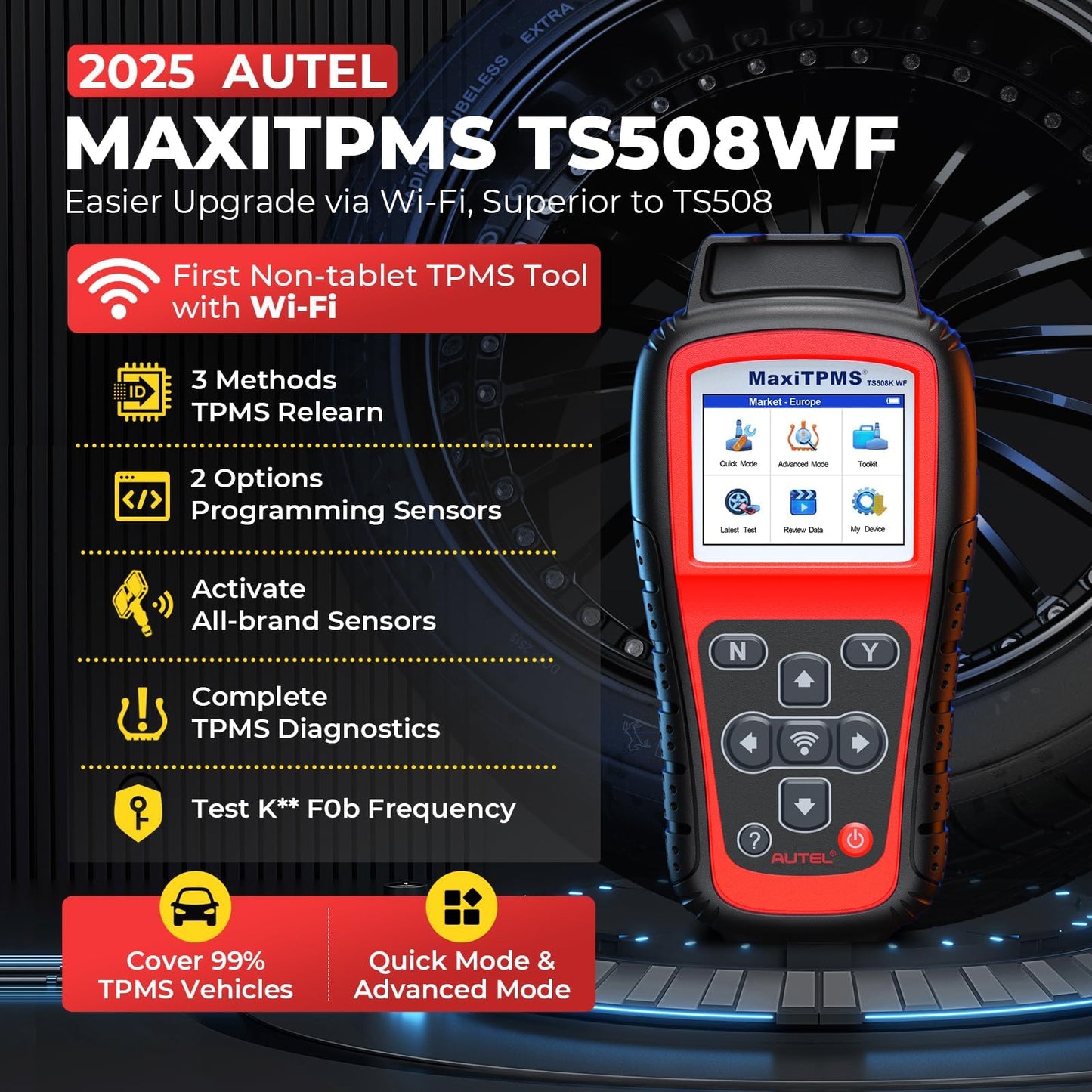 Autel MX900 + TS508WF TPMS Tool | 2025 Diagnostic Bundle