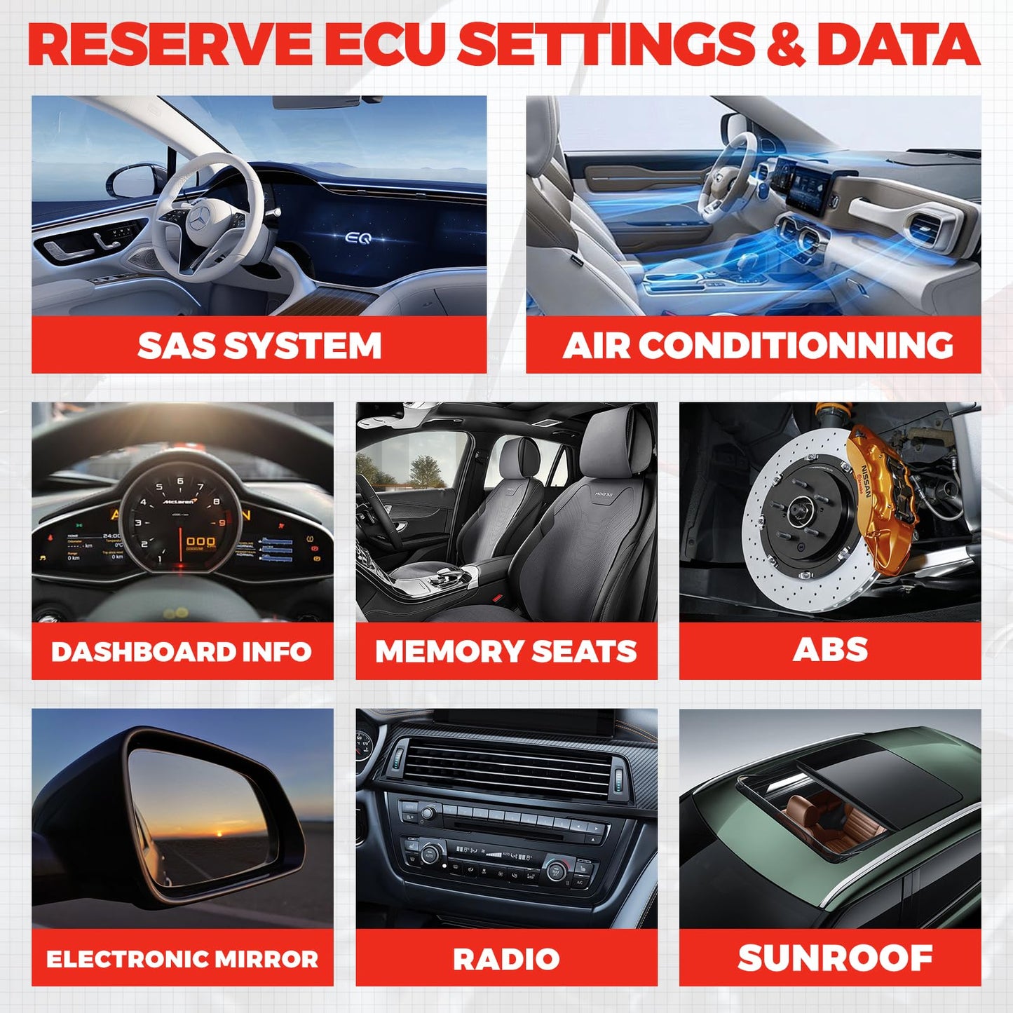 Autel MaxiBAS BTMS Memory Saver for Car Battery – OBDII Tool