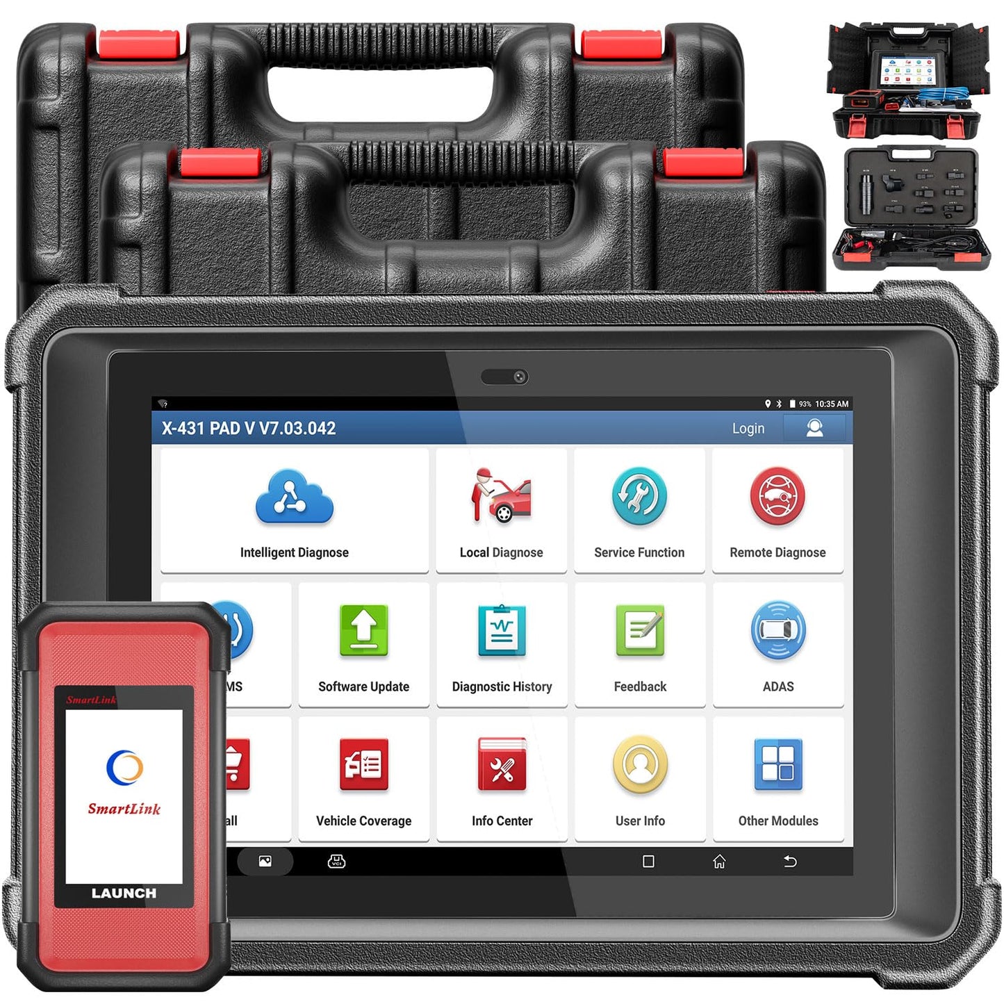 LAUNCH X431 PAD V Elite Scanner – ECU Coding & 60+ Services