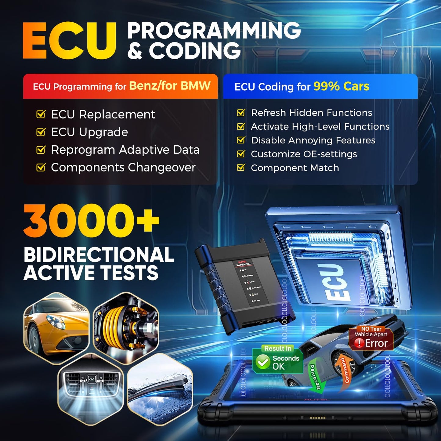 Autel MaxiSYS Ultra S2 2025 | AI Diagnostic Scanner & ECU Programmer