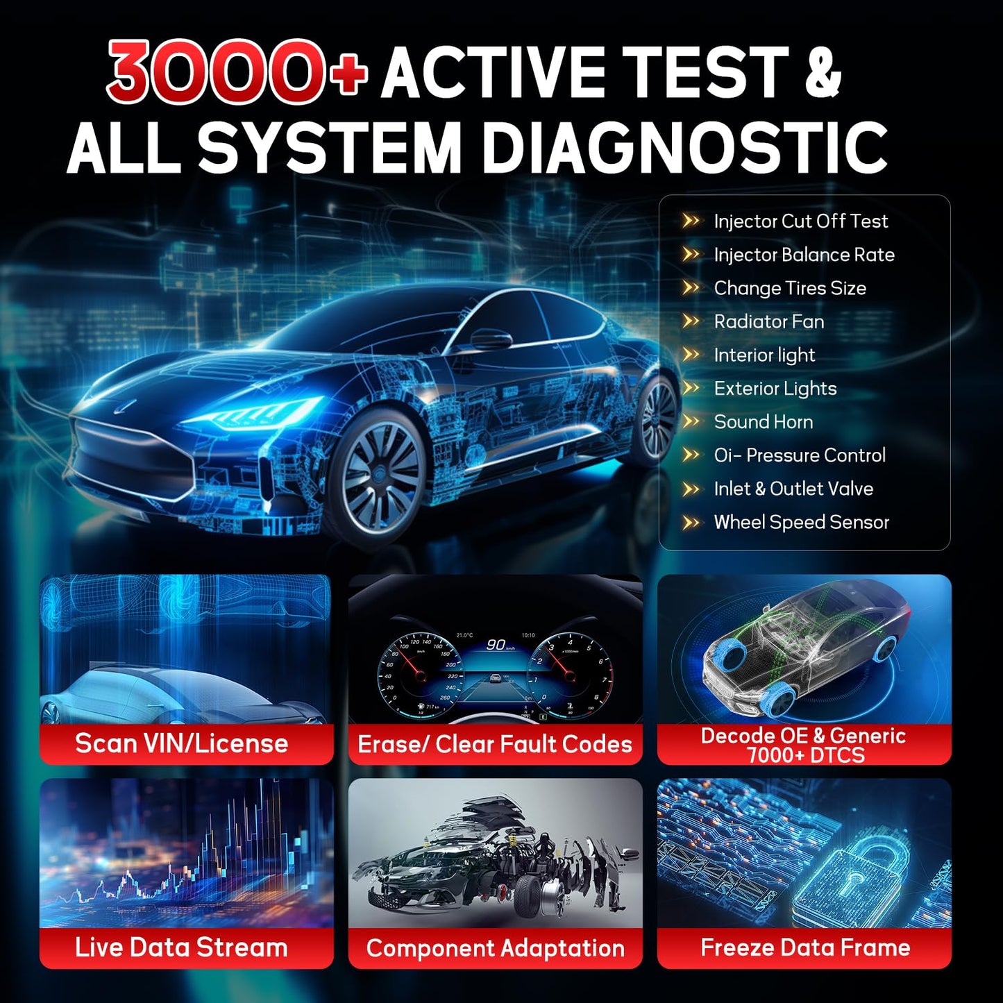 Autel MaxiTPMS TS900 2-in-1 TPMS Programmer & Diagnostic Scanner