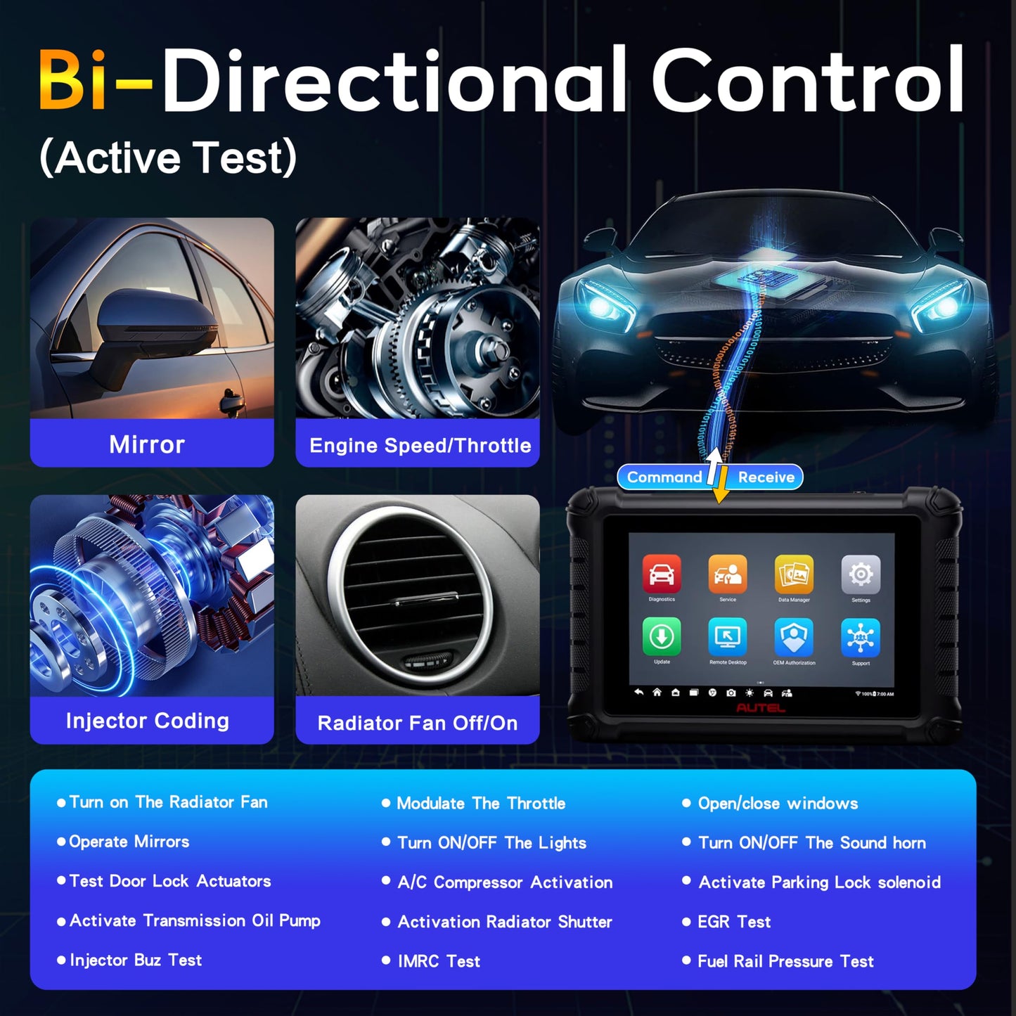 Autel MaxiCheck MX900 OBD2 Scanner – 40+ Reset Services & Full System Diagnostics