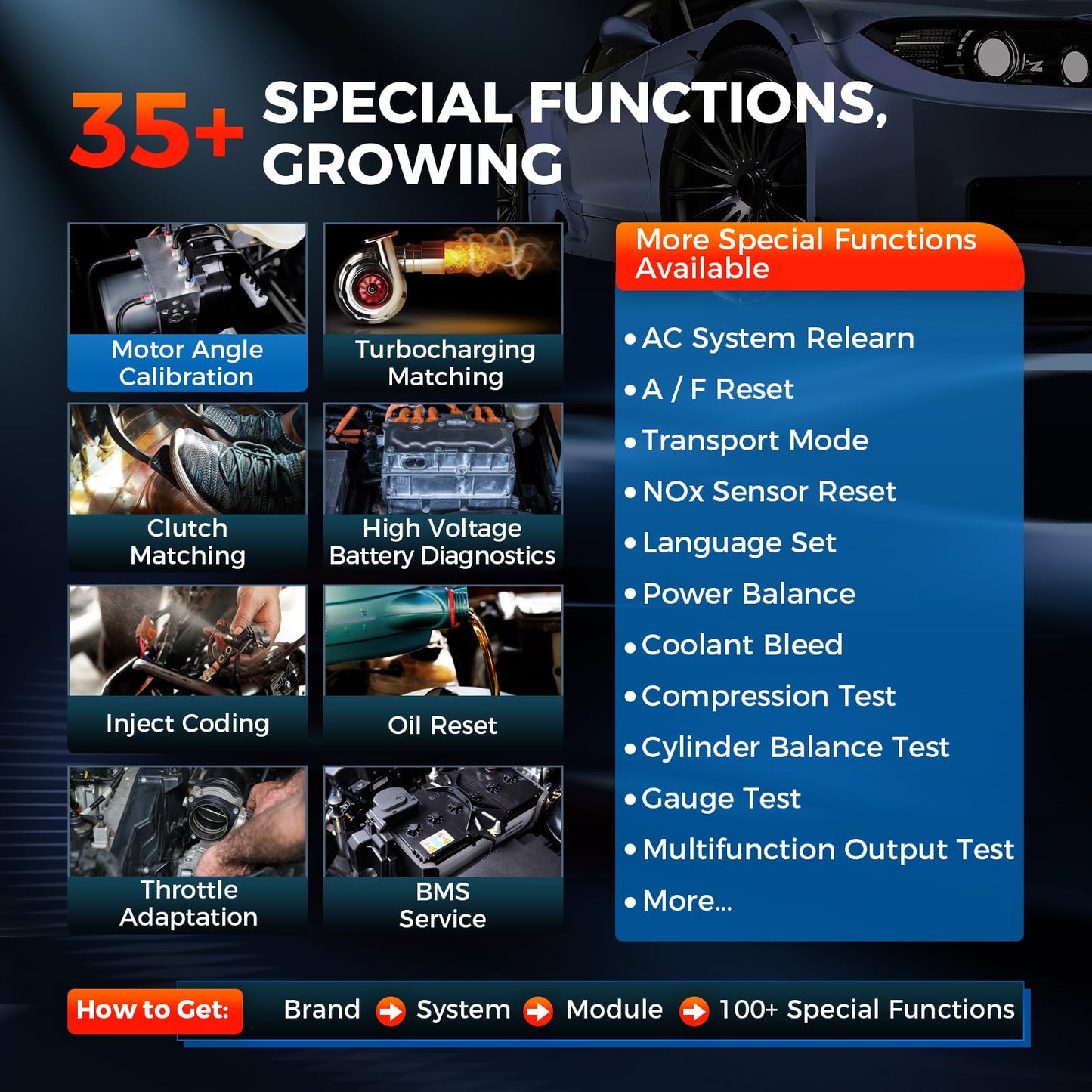 LAUNCH X431 CRP919X OBD2 Scanner – ECU Coding & 35+ Reset Functions