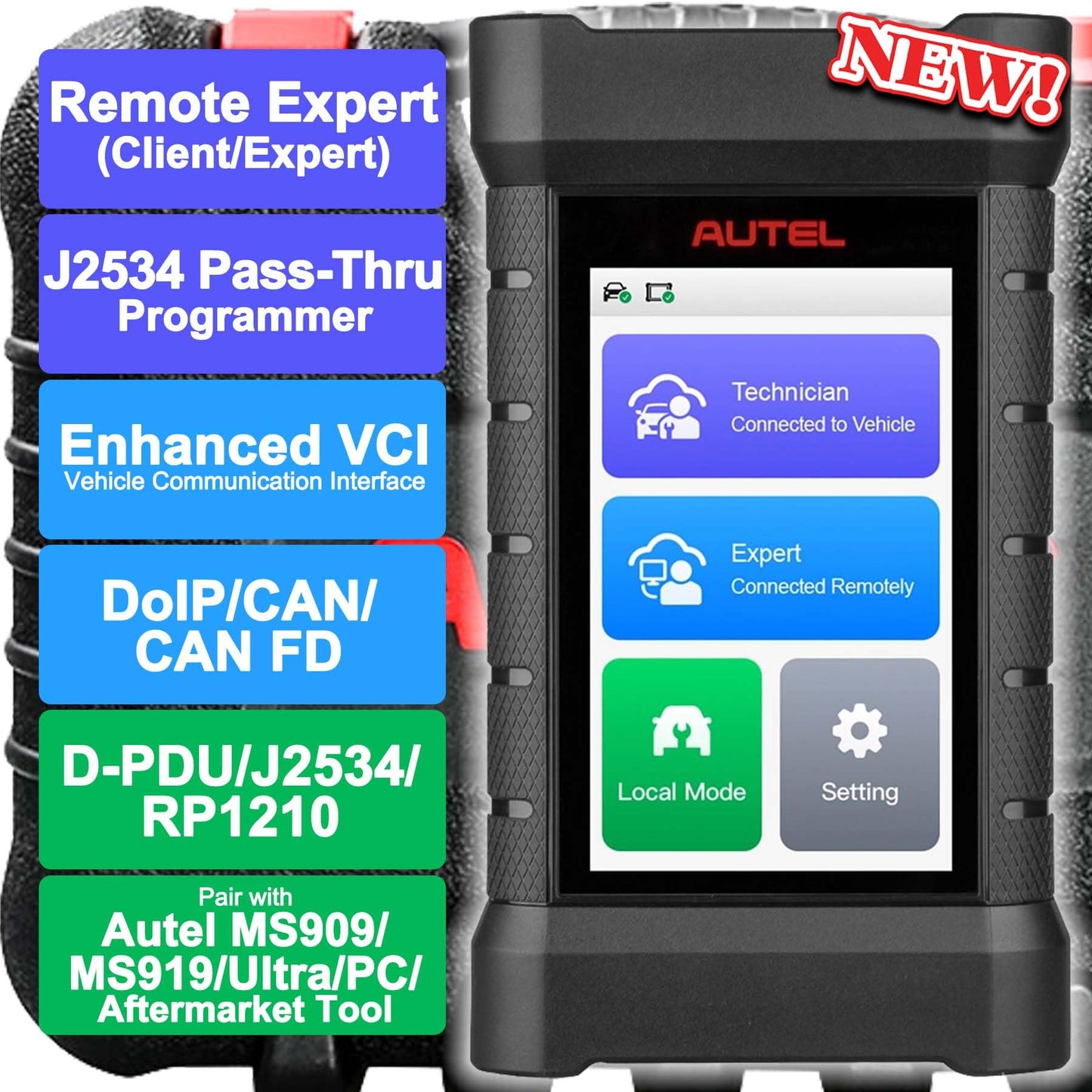 Autel XLink J2534 Programmer & Remote Diagnostic Tool