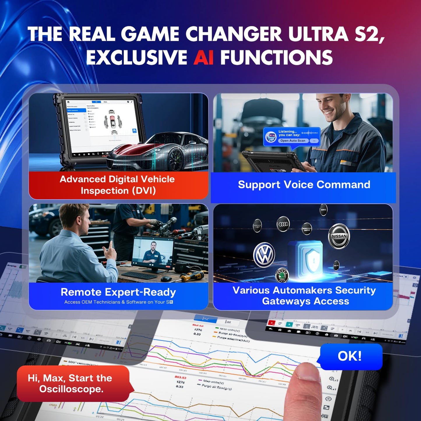 Autel MaxiSYS Ultra S2 2025 | AI Scanner with ECU Programming