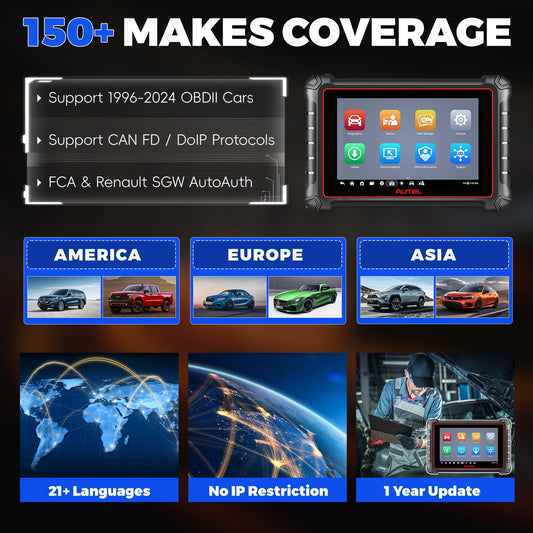 Autel MaxiCOM MK900 Scanner – 2025 Bi-Directional Diagnostic Tool