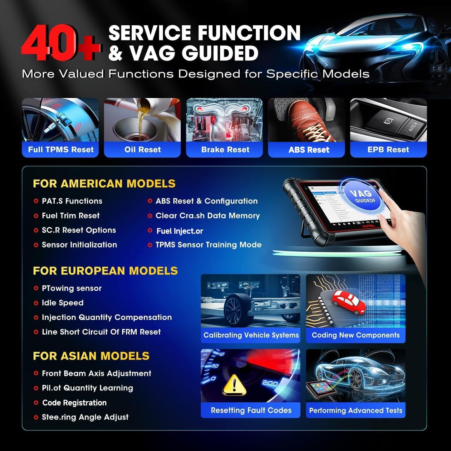 Autel MaxiPRO MP900TS Scanner – 2025 TPMS & ECU Tool