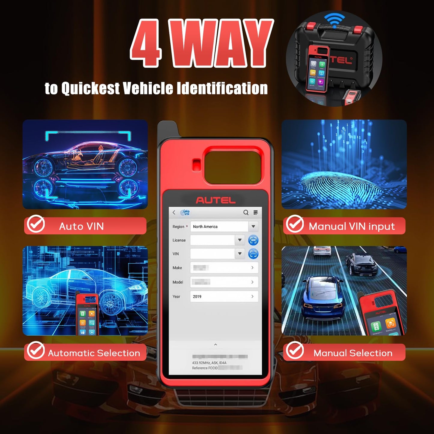 Autel MaxiIM KM100 Key Programmer – Fast OBD Learning & APB112 Built-In