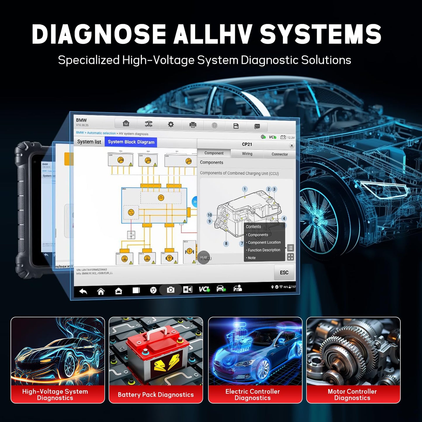 Autel MaxiSys Ultra EV 2025 – High-Voltage EV Diagnostic Tool