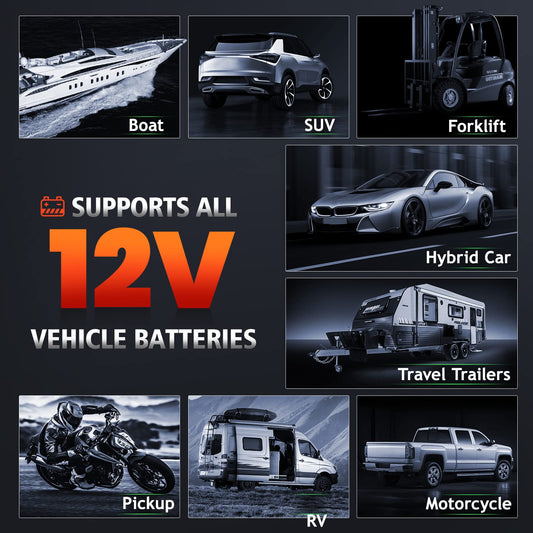 ANCEL BM200 12V Bluetooth Car Battery Tester with Cranking & Charging Test