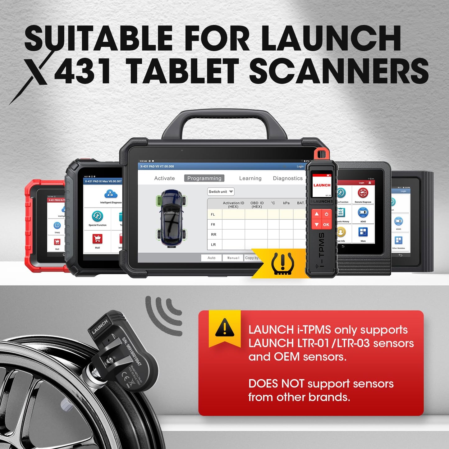 LAUNCH X431 i-TPMS TSGUN 2025 - Advanced TPMS Sensor Service Tool