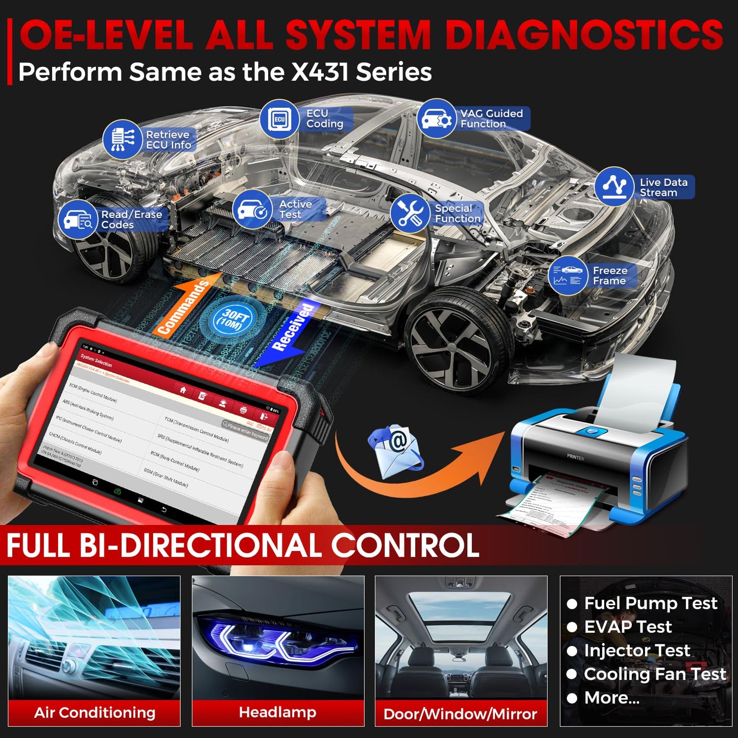 LAUNCH X431 CRP919EBT Elite OBD2 Diagnostic Tool