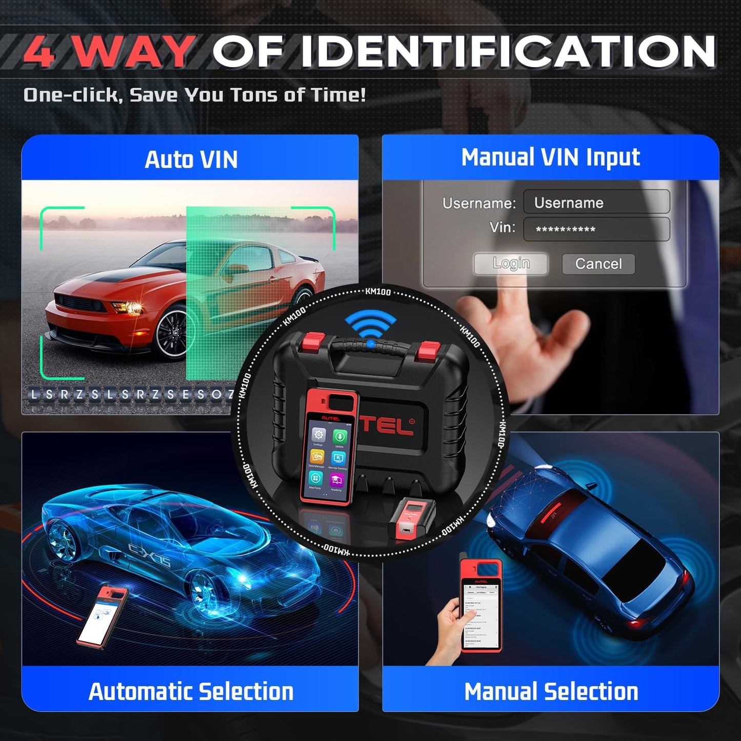 Autel MaxiIM KM100X 2025 OBD2 Key Programmer with APB112