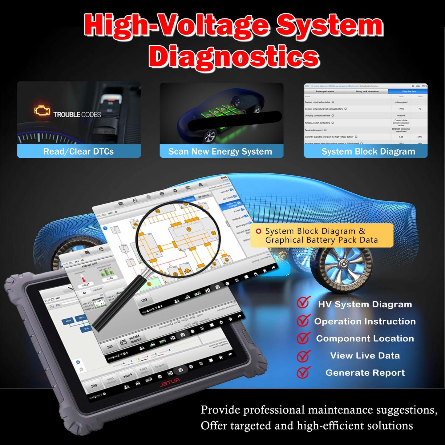 Autel MaxiSYS Ultra EV Scanner – 2025 Electric Vehicle Diagnostic Tool