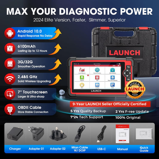 Launch CRP919E Elite OBD2 Scanner 2024 | ECU Coding