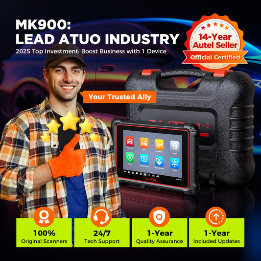 Autel MaxiCOM MK900 Scanner – 2025 Pro Diagnostic Tool