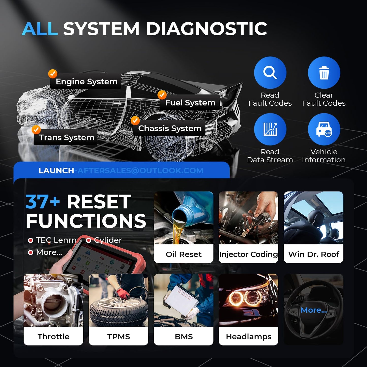 LAUNCH X431 PROS V+ 5.0 Elite 2025 OBD2 Scanner