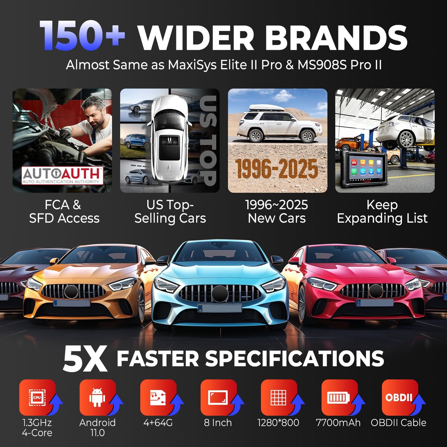 Autel MX900 + AL539 OBD2 Scanner – Full System & Circuit Diagnostics