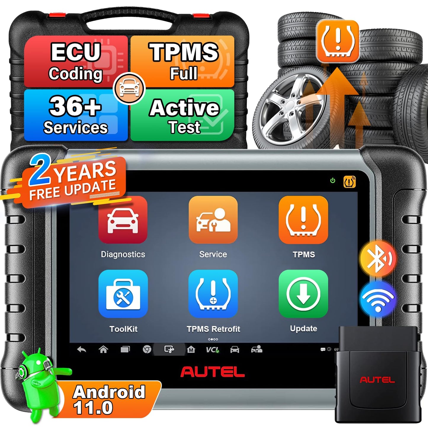 Autel MaxiPRO MP808Z-TS Scanner – 2025 ECU Coding & TPMS Tool