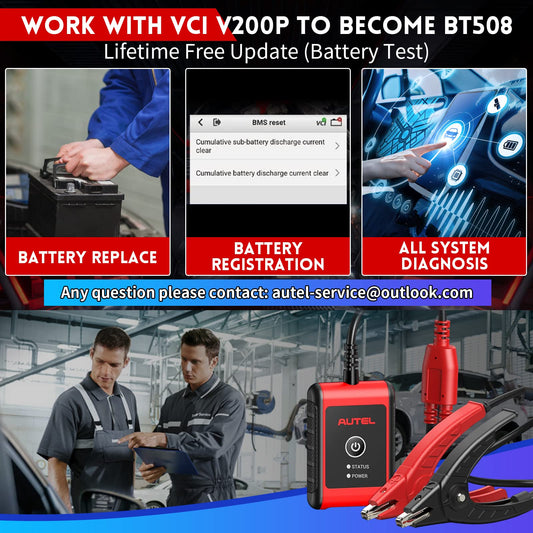 Autel MaxiBAS BT506 2024 Battery Tester – Accurate 6V & 12V Analyzer