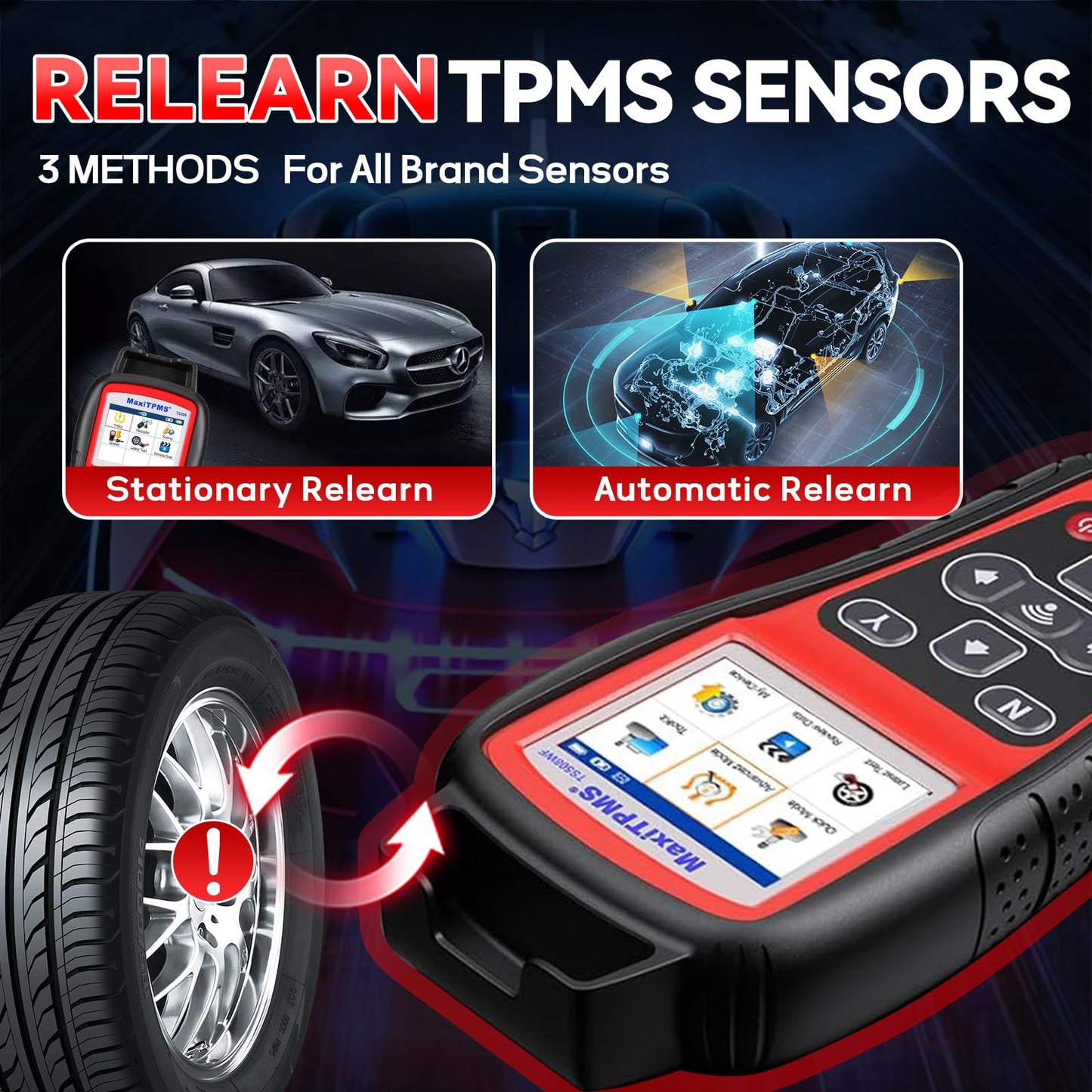 Autel TS508WF TPMS Tool Kit – MX-Sensor Programming & Reset