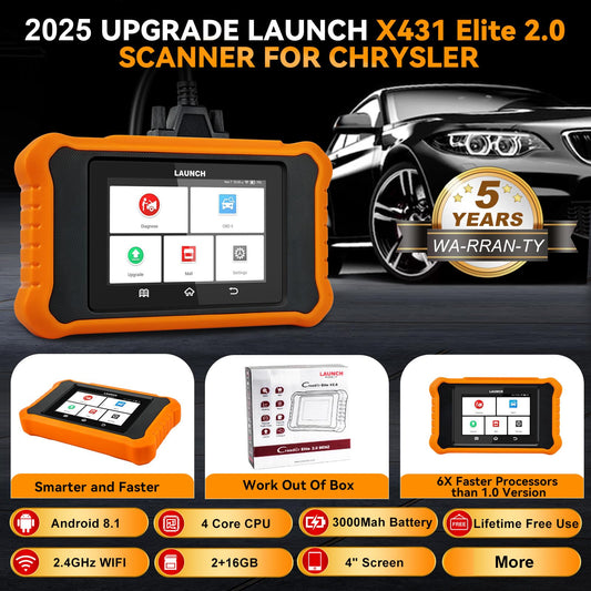 Launch X431 Elite 2.0 for Chrysler Dodge Jeep