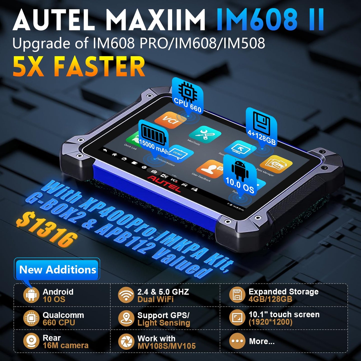Autel MaxiIM IM608 II – 2025 Key Programming & ECU Coding Tool