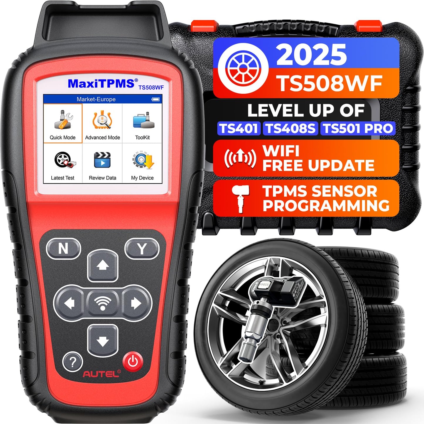 Autel MaxiTPMS TS508WF WiFi TPMS Tool – 2025 Version