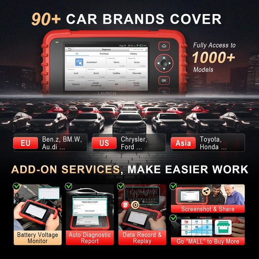 LAUNCH X431 CRP123X Plus Elite 2025 OBD2 Scanner with Full System Diagnostics