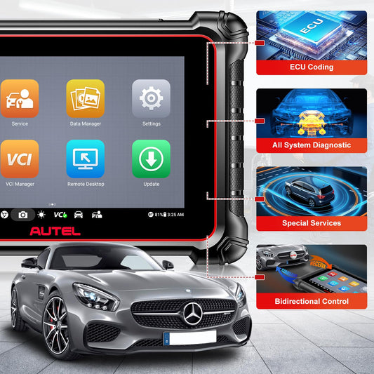 Autel OBD1 to OBD2 Adapter for VW Audi | 2x2 Pin to 16 Pin Cable