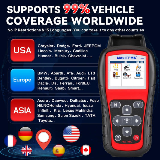Autel MaxiTPMS TS508WF 2025 – Advanced TPMS Programming Tool