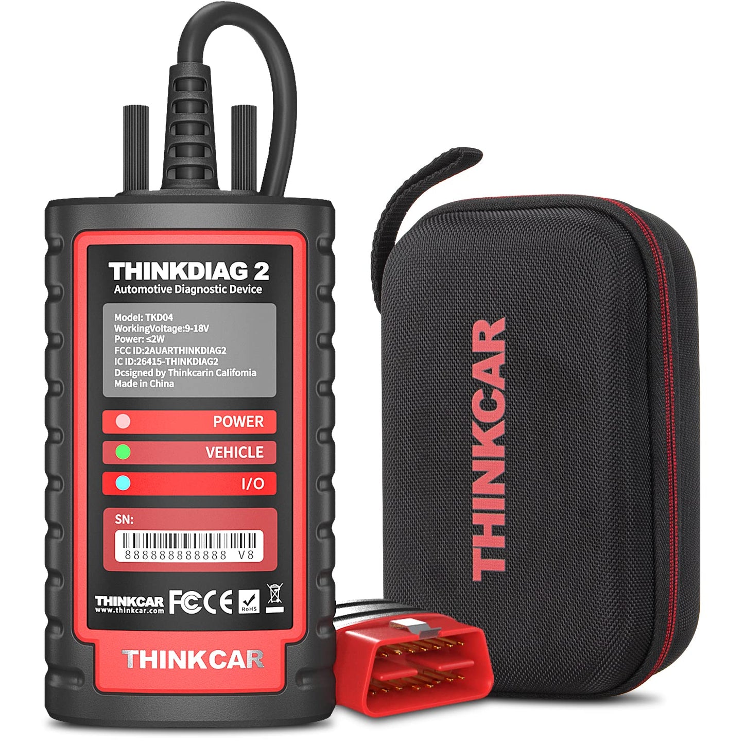 Thinkdiag2 OBD2 Scanner with ECU Coding & 15 Reset Functions