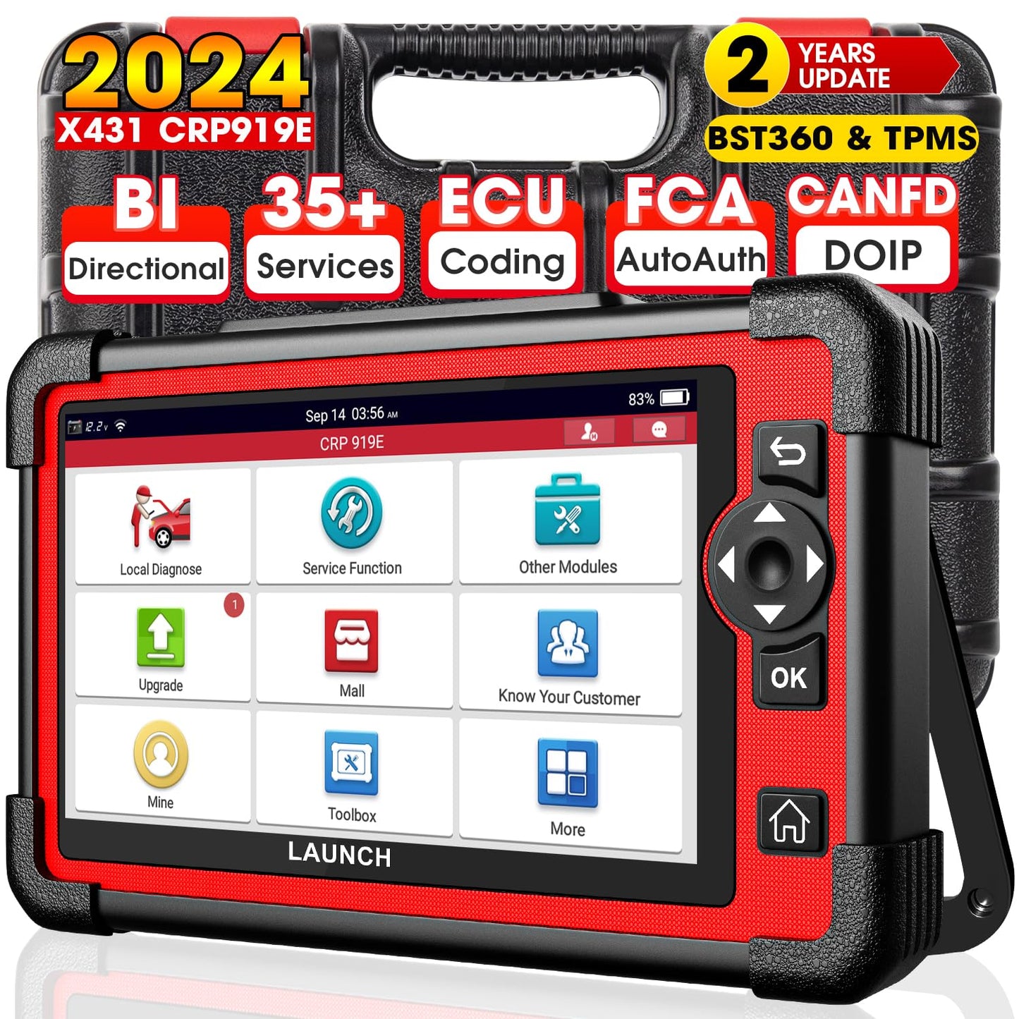 Launch CRP919E Elite OBD2 Scanner 2024 | ECU Coding