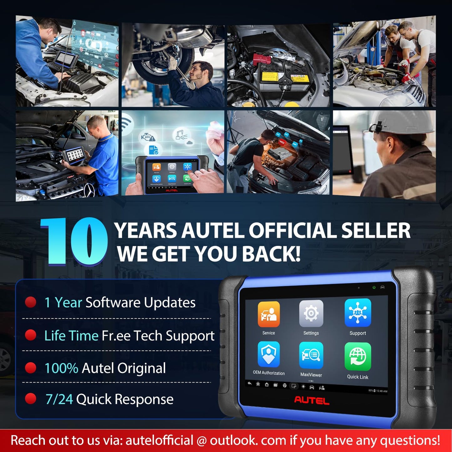 Autel MaxiIM IM508S Scanner 2025 Upgrade – 3000+ Tests & 40+ Services