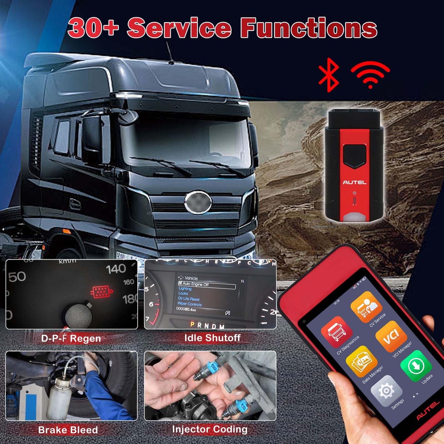 Autel MaxiDiag MD600CV Heavy Duty Truck Scanner – Diesel Diagnostic Tool